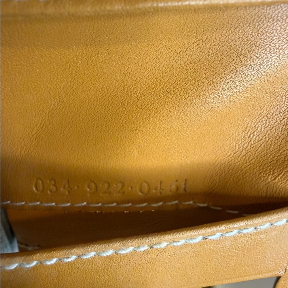 VINTAGE Gucci GG Canvas Bifold Wallet Tan Leather ( 90’s) - Picture 10 of 11